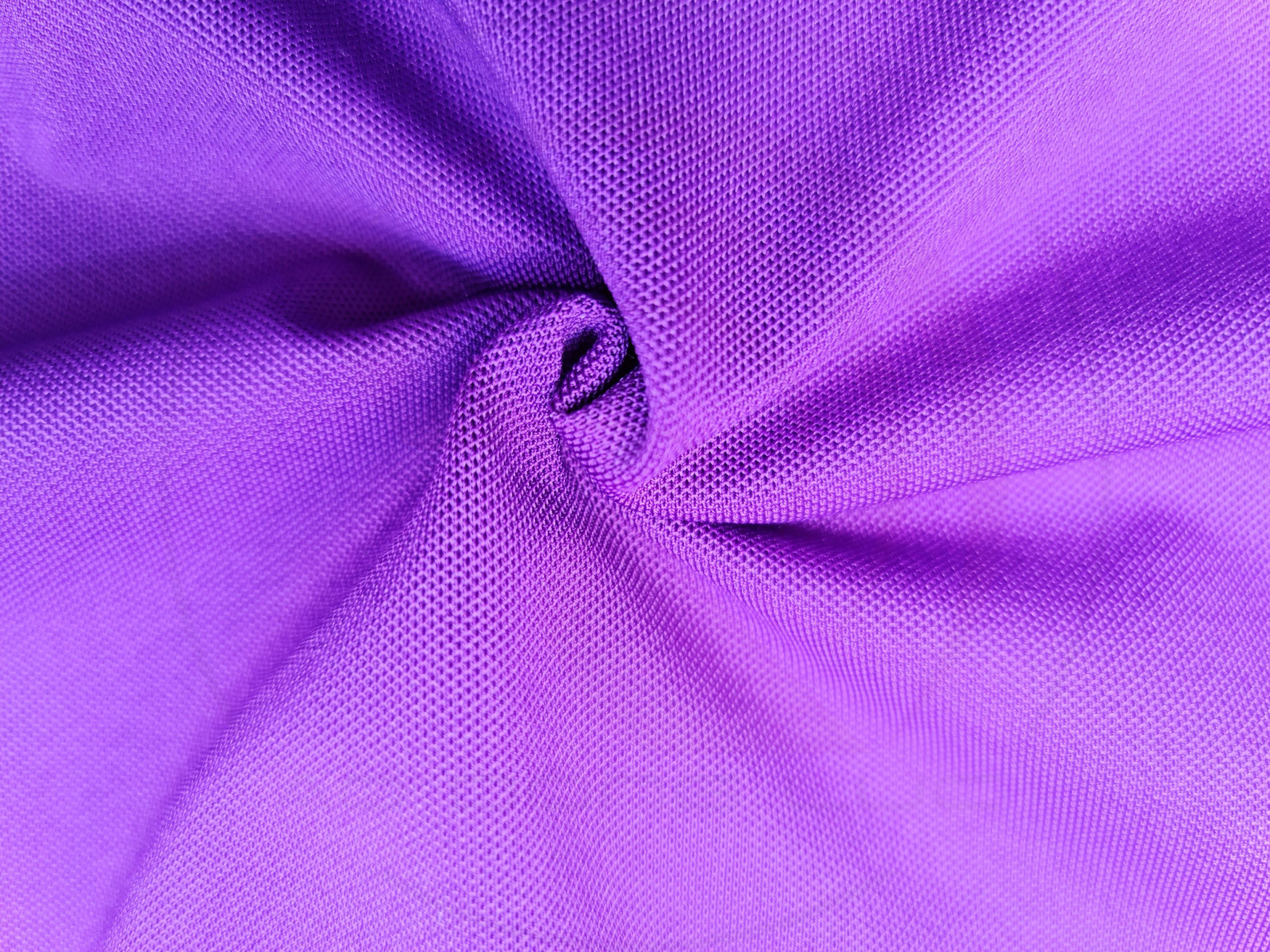 áo thun polo, áo thun trơn, áo cổ trụ, cổ bẻ, áo phông Chất vải áo thun cổ trụ polo bo trơn cá sấu lạnh poly thấm hút màu tím huế