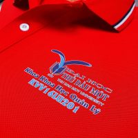 Hình in kỹ thuật số áo polo đồng phục theo yêu cầu