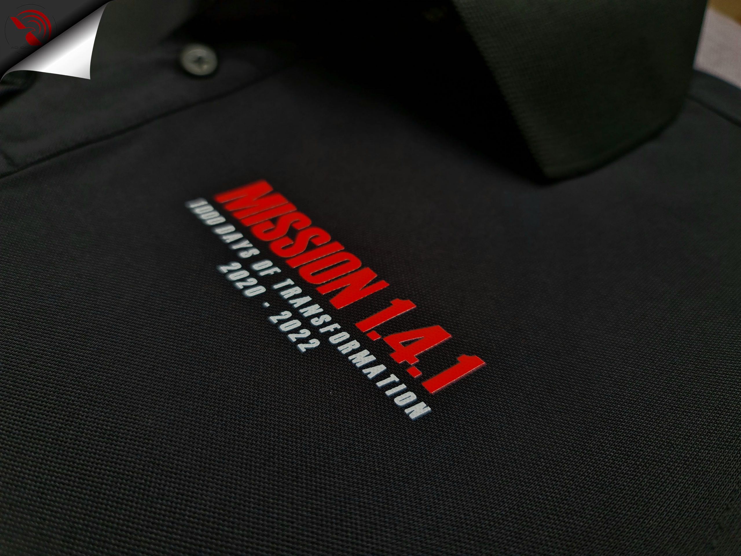 Hình in kỹ thuật số áo đồng phục polo theo yêu cầu