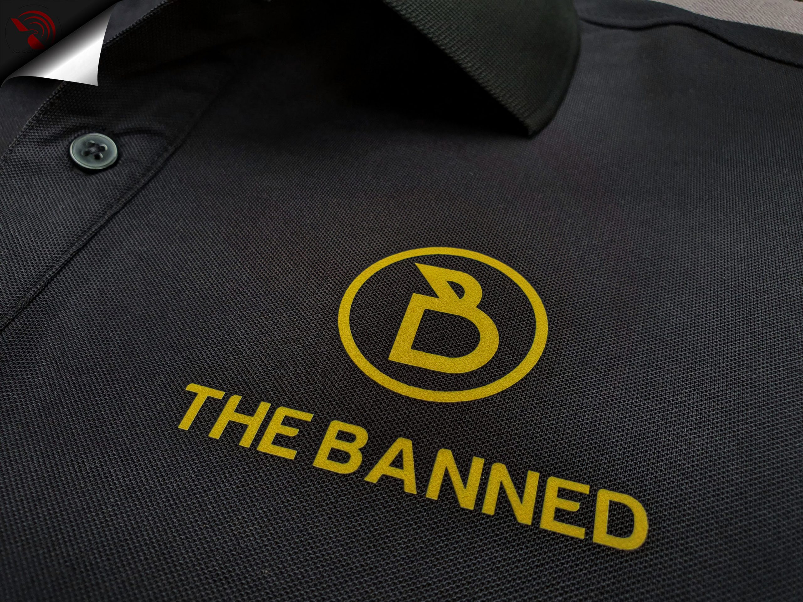 In kỹ thuật số logo cafe The Banned