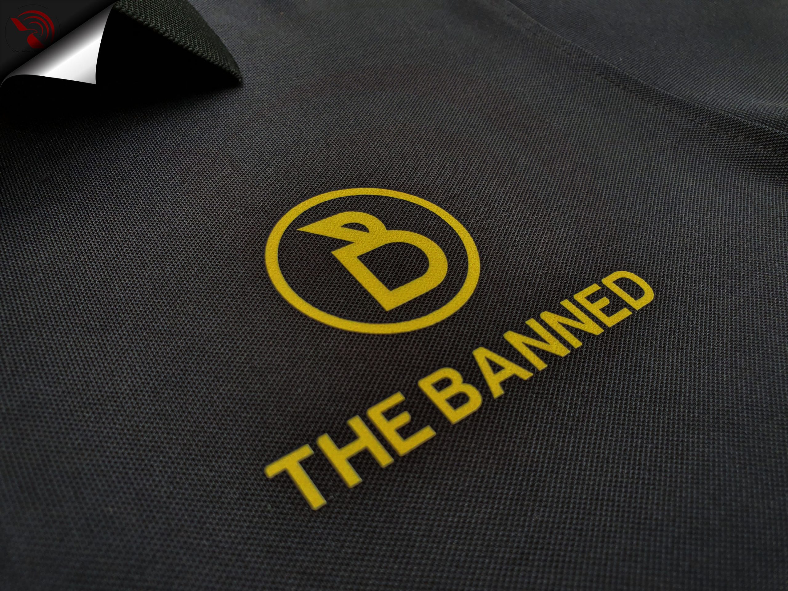 In kỹ thuật số logo cafe The Banned