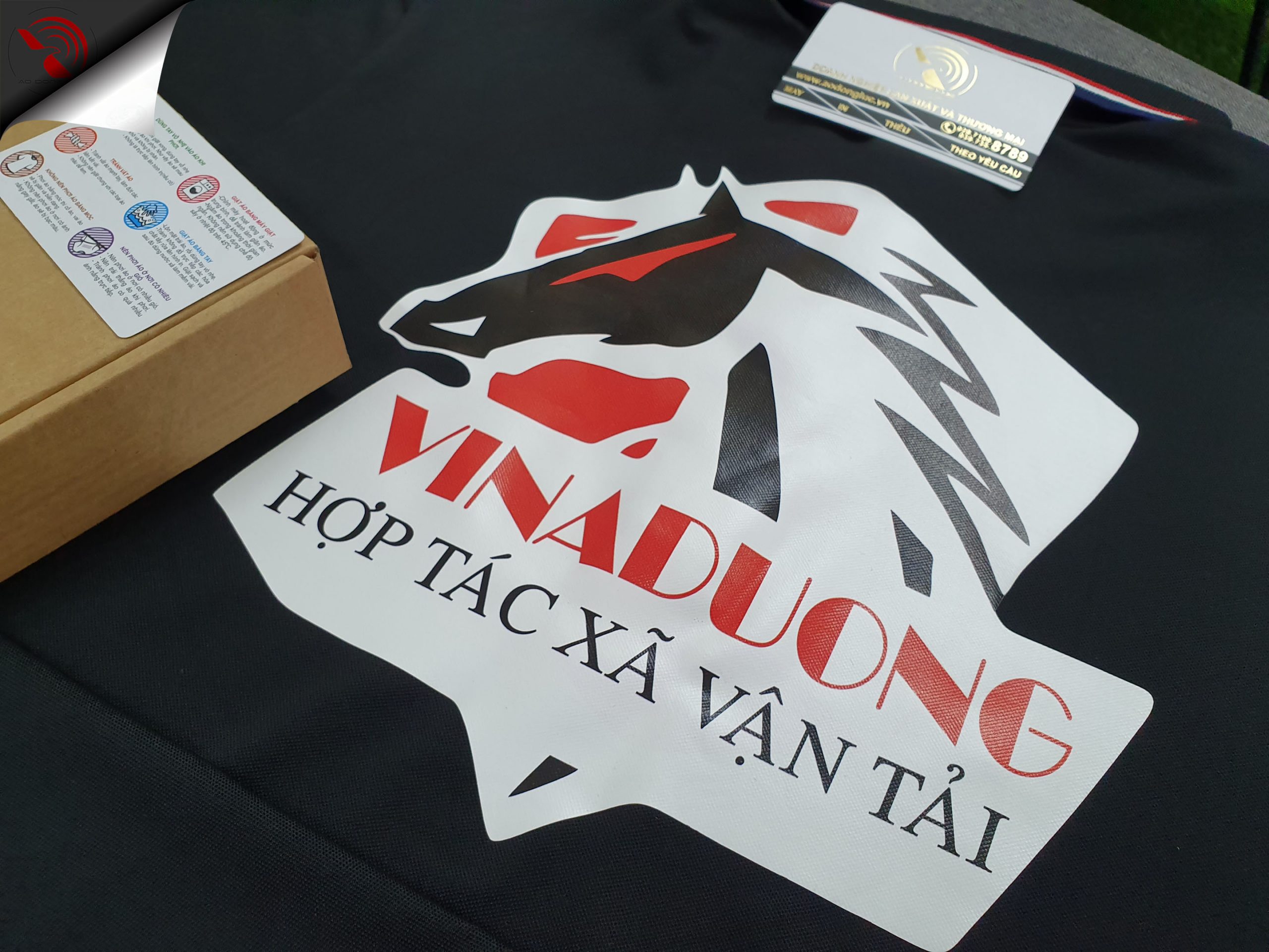 Hình in decal áo thun đồng phục theo yêu cầu