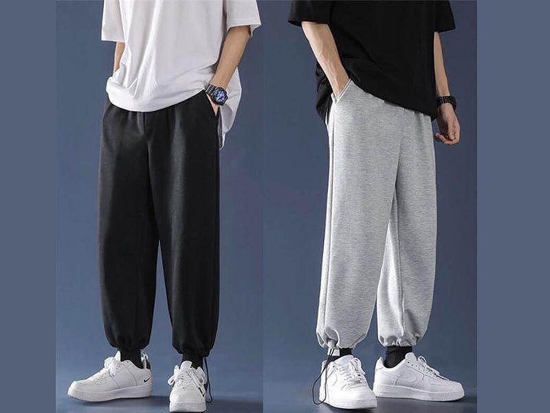 Phối áo thun rộng nam với quần jogger thun