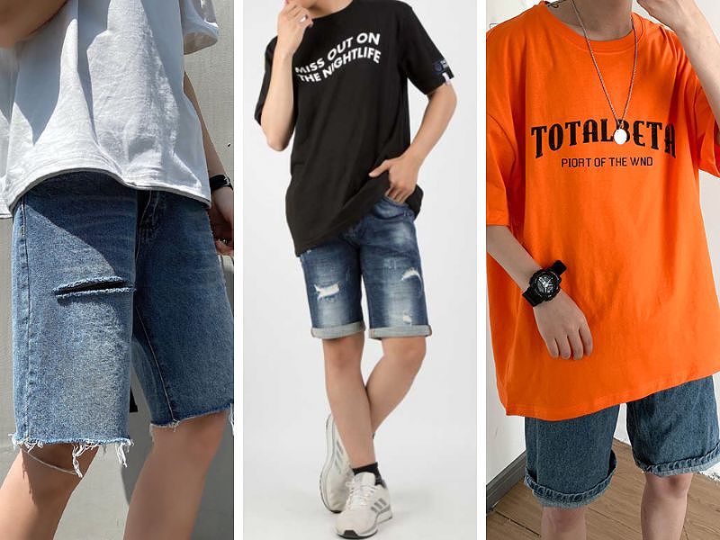 Quần short jeans