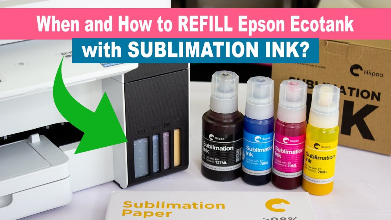 How to Refill Your Sublimation Printer Ink Tank