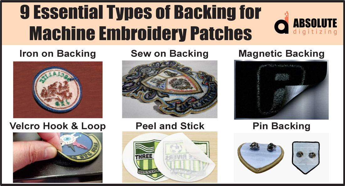 Applications for velcro backed embroidered patches