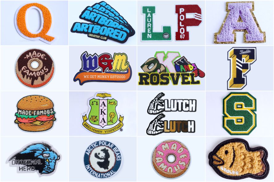 Customized chenille patches tailored to your brand