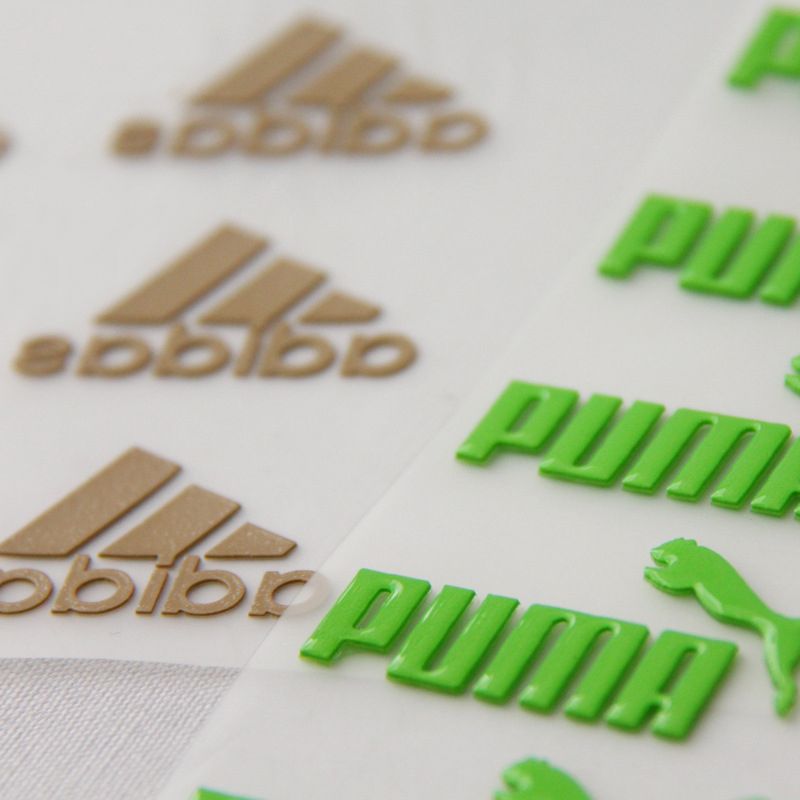 Applications of silicone heat transfer labels